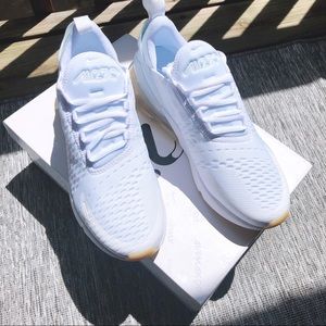Airmax 270, white&light brown, women size 8